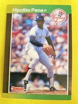 1989 Donruss Base Set #598 Hipolito Pena