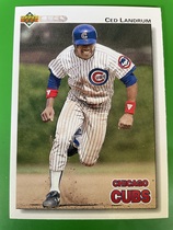 1992 Upper Deck Base Set #50 Ced Landrum