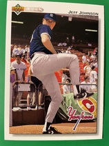 1992 Upper Deck Base Set #626 Jeff Johnson