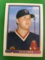1991 Bowman Base Set #110 Dave Owen