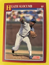 1991 Score Rookie & Traded #84T Heath Slocumb
