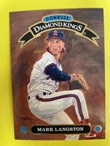 1992 Donruss Diamond Kings #DK20 Mark Langston