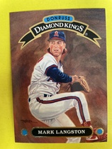 1992 Donruss Diamond Kings #DK-20 Mark Langston