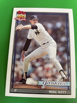 1991 Topps Base Set #536 Mike Witt