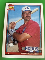 1991 Topps Base Set #744 Nelson Santovenia