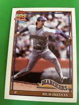 1991 Topps Traded #31T Rick DeLucia