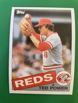 1985 Topps Base Set #342 Ted Power