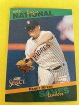 1993 Score Select Stat Leaders #71 Randy Myers