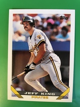 1993 Topps Base Set #136 Jeff King
