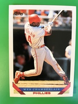 1993 Topps Base Set #154 Wes Chamberlain
