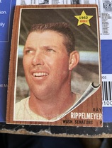 1962 Topps Base Set #271 Ray Rippelmeyer