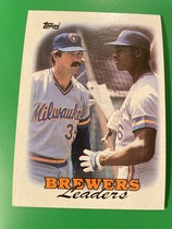 1988 Topps Base Set #639 Brewers Team