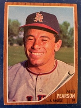 1962 Topps Base Set #343 Albie Pearson