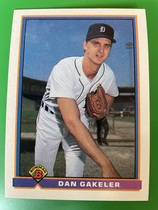 1991 Bowman Base Set #144 Dan Gakeler