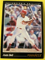 1993 Pinnacle Base Set #566 Juan Bell