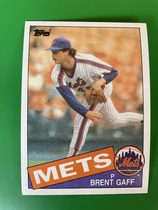 1985 Topps Base Set #546 Brent Gaff