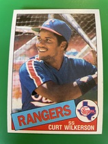 1985 Topps Base Set #594 Curtis Wilkerson