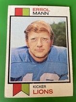 1973 Topps Base Set #117 Errol Mann