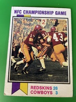 1973 Topps Base Set #137 NFC Championship