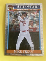 2026 Topps 1991 Topps All-Star Crackle Foil #91AS-4 Mike Trout