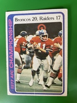 1978 Topps Base Set #167 AFC Championship