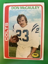 1978 Topps Base Set #478 Don McCauley