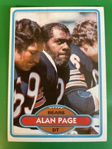 1980 Topps Base Set #205 Alan Page