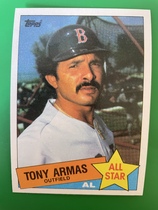 1985 Topps Base Set #707 Tony Armas