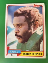1981 Topps Base Set #154 Woody Peoples