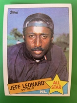 1985 Topps Base Set #718 Jeff Leonard