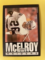 1985 Topps Base Set #294 Vann McElroy