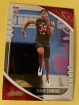 2020 Panini Absolute (Retail - RCs Foil only) #140 Isaiah Simmons