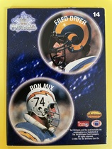 1994 Ted Williams POG Cards #14 Fred Dryer|Ron Mix