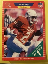 1989 Pro Set Base Set #489 Eric Metcalf