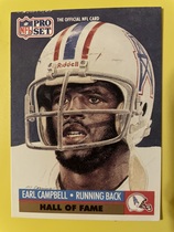 1991 Pro Set Base Set #27 Earl Campbell