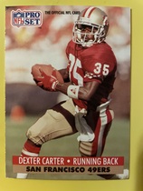 1991 Pro Set Base Set #289 Dexter Carter