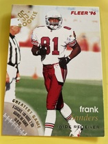 1996 Fleer Base Set #3 Frank Sanders