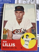 1963 Topps Base Set #119 Bob Lillis