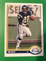 1991 Upper Deck Base Set #137 Gill Byrd