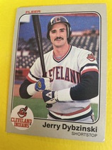 1983 Fleer Base Set #406 Jerry Dybzinski
