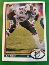 1991 Upper Deck Base Set #411 E.J. Junior