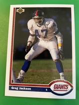 1991 Upper Deck Base Set #416 Greg Jackson