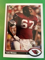 1991 Upper Deck Base Set #428 Luis Sharpe
