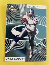 1998 Upper Deck Choice Starquest Blue 1 Star #21 Deion Sanders