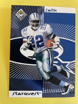 1998 Upper Deck Choice Starquest/Rookquest Blue 1 Star #SR09 Emmitt Smith|Fred Taylor