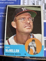 1963 Topps Base Set #156 Roy McMillan