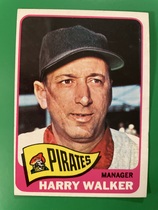 1965 Topps Base Set #438 Harry Walker