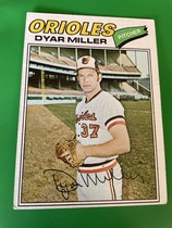 1977 Topps Base Set #77 Dyar Miller