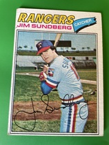 1977 Topps Base Set #351 Jim Sundberg