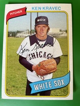 1980 Topps Base Set #575 Ken Kravec